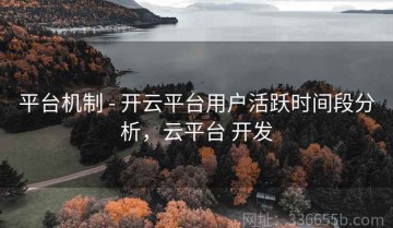 平台机制 - 开云平台用户活跃时间段分析，云平台 开发